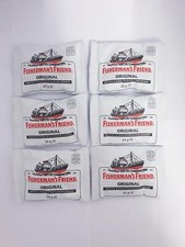 6 x Fisherman's Friend Original Menthol Eucalyptus Lozenges 25g