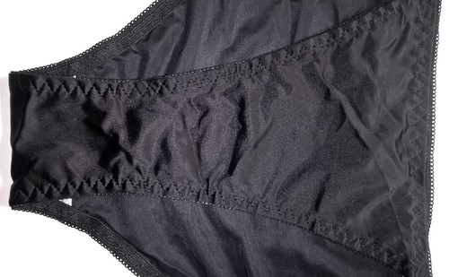 Sexy black shimmery tanga - sexy,