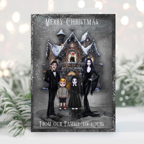 Personalised gothic addams - a5,