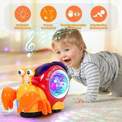 Crawling crab baby toy - crawling,