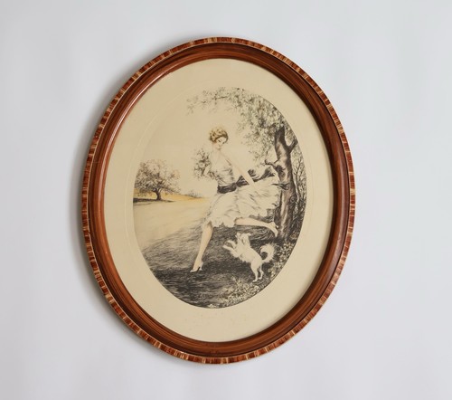 Vintage french art deco - art, print