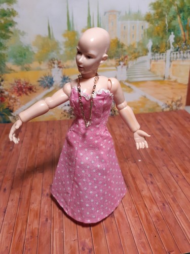 Dolls house dress - 1/12,