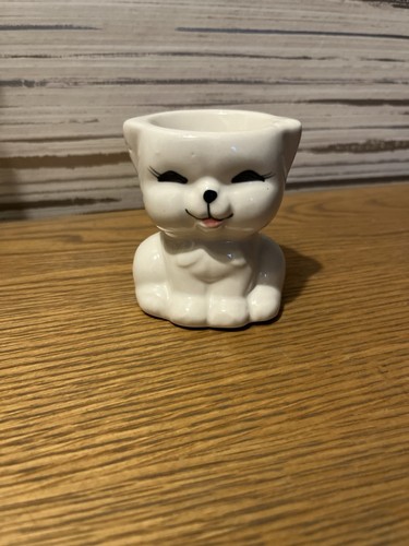 Vintage ceramic kawaii kitten - ceramic,
