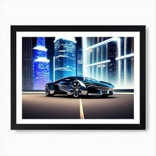 Futuristic Sports Car 6 Art