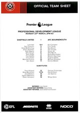 Sheffield United U21 v AFC