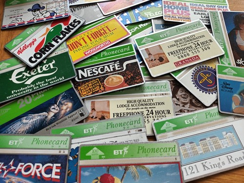 Vintage phonecards chip - bt,