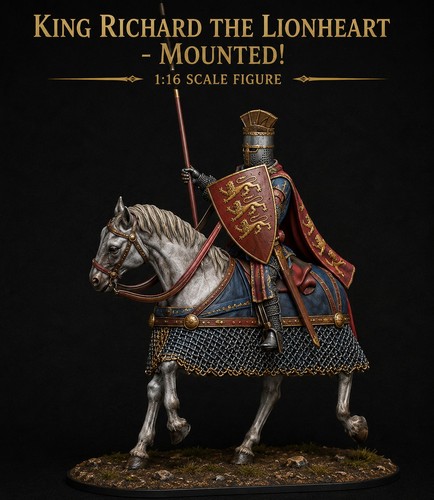 Scale medieval king - 1:16,