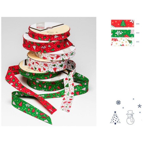 Christmas tree bias binding - tree,
