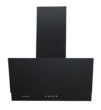 Cookology CHA600BK/A -  60cm Black Angled Extractor Fan - Chimney Cooker Hood