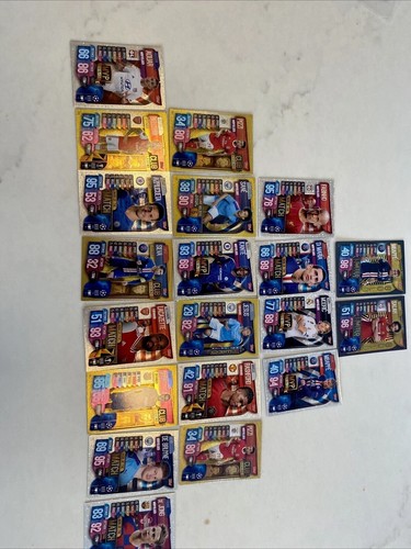 Match attax football cards - match,