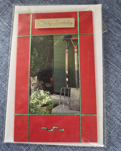 Christmas greeting card red - greeting, &