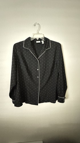 Covington black blouse - covington,