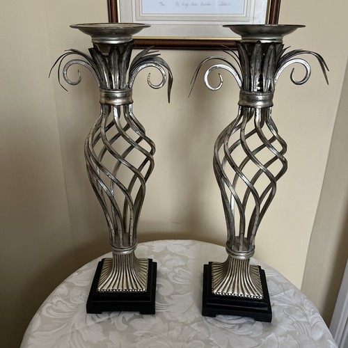 Pair candle stick holders - pair,