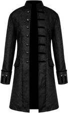 Frock Coat Steampunk Victorian Morning Steampunk Mens Retro Gothic Jacket