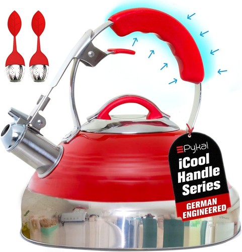 Pykal red stainless steel - 2.6l,