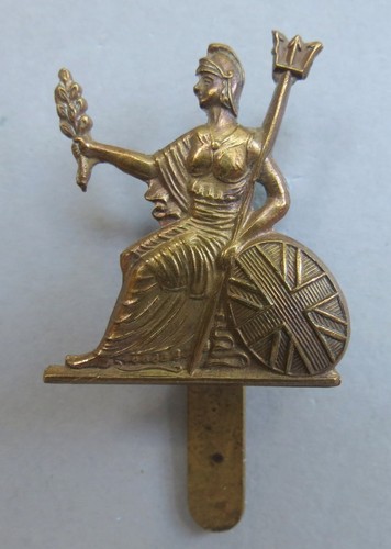 Military brass cap beret badge - brass,