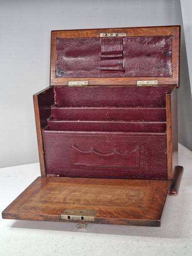 Antique oak leather interior - antique,