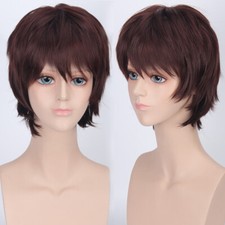 cosplay color short hair high temperature resistance Anime men's universal wig