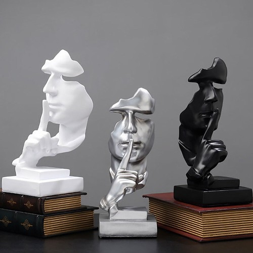 Resin silence gold art - is,