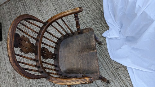 Vintage oak windsor - , by