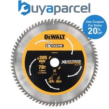 Dewalt DT99576 Flexvolt Extreme Mitre Saw Blade 305mm x 78 Tooth DCS781 DCS780