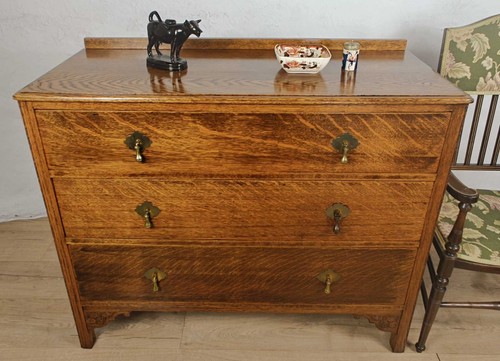 Vintage chest drawers oak - drawers,