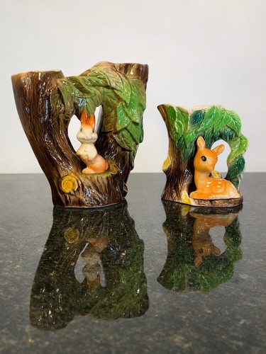 Hornsea withernsea fauna vases - fauna,