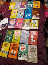 21 original peanuts books charlie brown snoopy