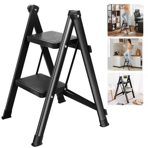 Two step ladder - two-step, heavy