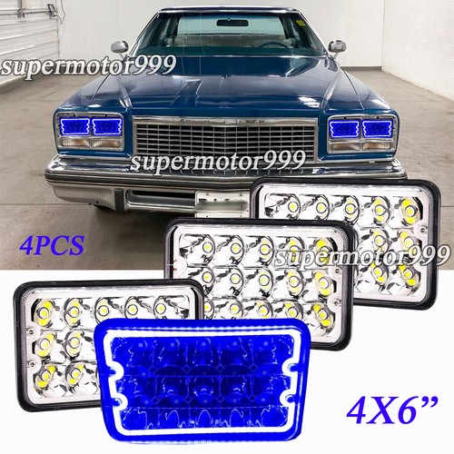 4pcs 4x6 led headlights - led,
