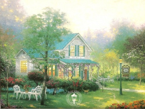 Thomas kinkade village inn 600 - thomas,