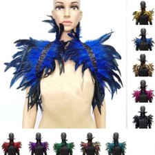 Gothic Feather Shawl Natural