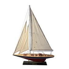 Detailed 50cm long wooden model Endeavour J Class Sailing Yacht