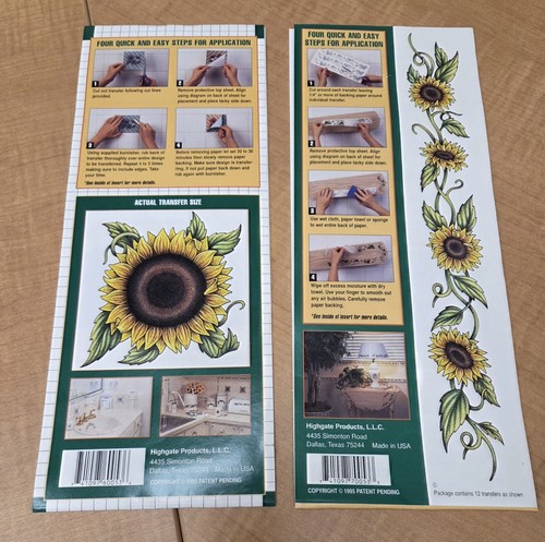 Vtg 1990s sunflower - vtg, transfers