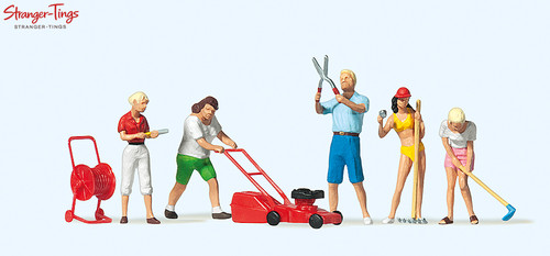 Preiser home gardeners - gardeners, (5)