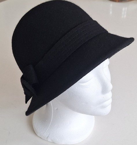 Accessorize black wool cloche - accessorize,