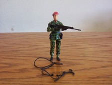 Vintage Palitoy Action Force Z-Force Captain figure with accessories.