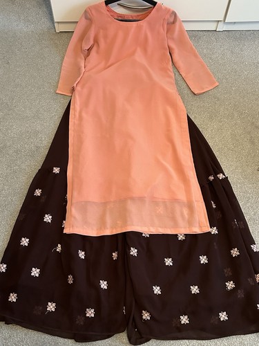 Elegant long kurti sharara - kurti,