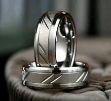 Mens Womens Brushed Stainless