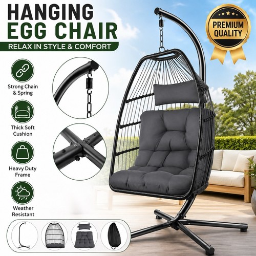 Hanging egg chair - chair, outdoor