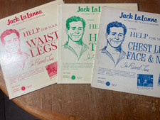 Jack LaLanne 3 LP SET Help For Your Hips & Thighs Chest Line Face & Neck Waist..