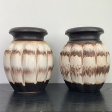 Pair West German Vase Vintage