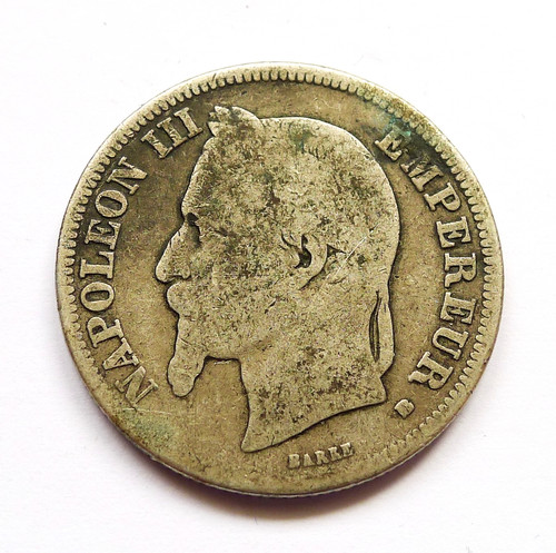 France francs 1869 - france,