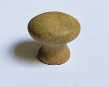 Reclaimed Small Victorian Pine Cupboard Door / Drawer Knob - 1 1/2 Inch Diameter