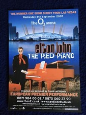 Elton John O2 Arena 2007 Red