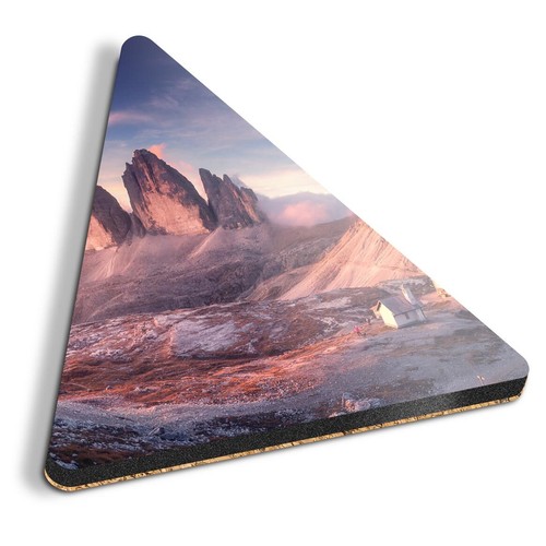 Triangle mdf coaster - mdf, cime