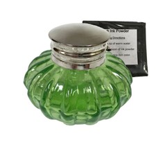 3" Light Green Swirl Thick