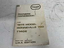 Triumph Owners Handbook 1978