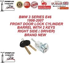 LOCK BARREL FOR BMW 3 E46 1998-2007 FRONT DOOR CYLINDER WITH 2 KEYS RIGHT SIDE