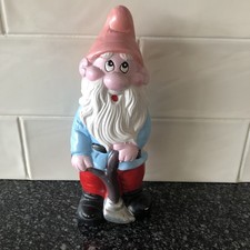 Garden Gnome Ceramic Figurine